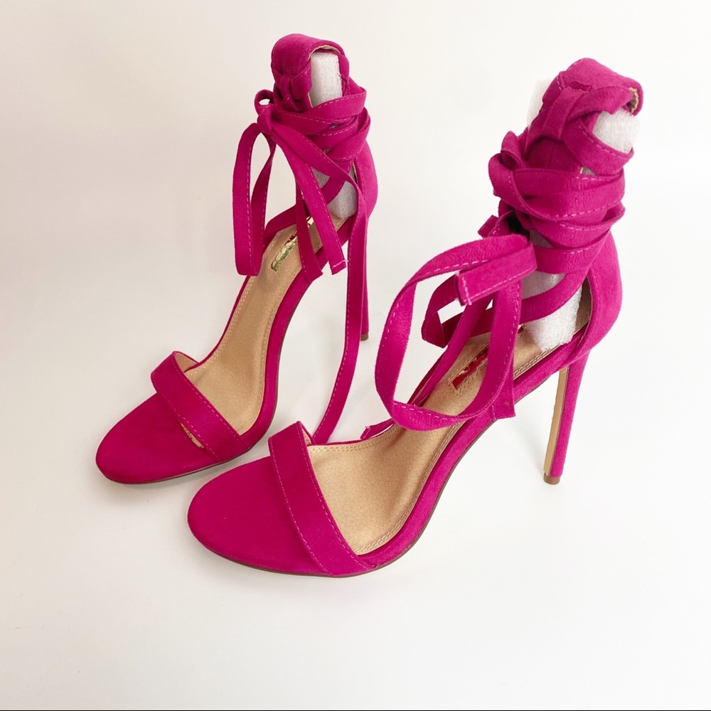 Strappy Wrap up high heels
